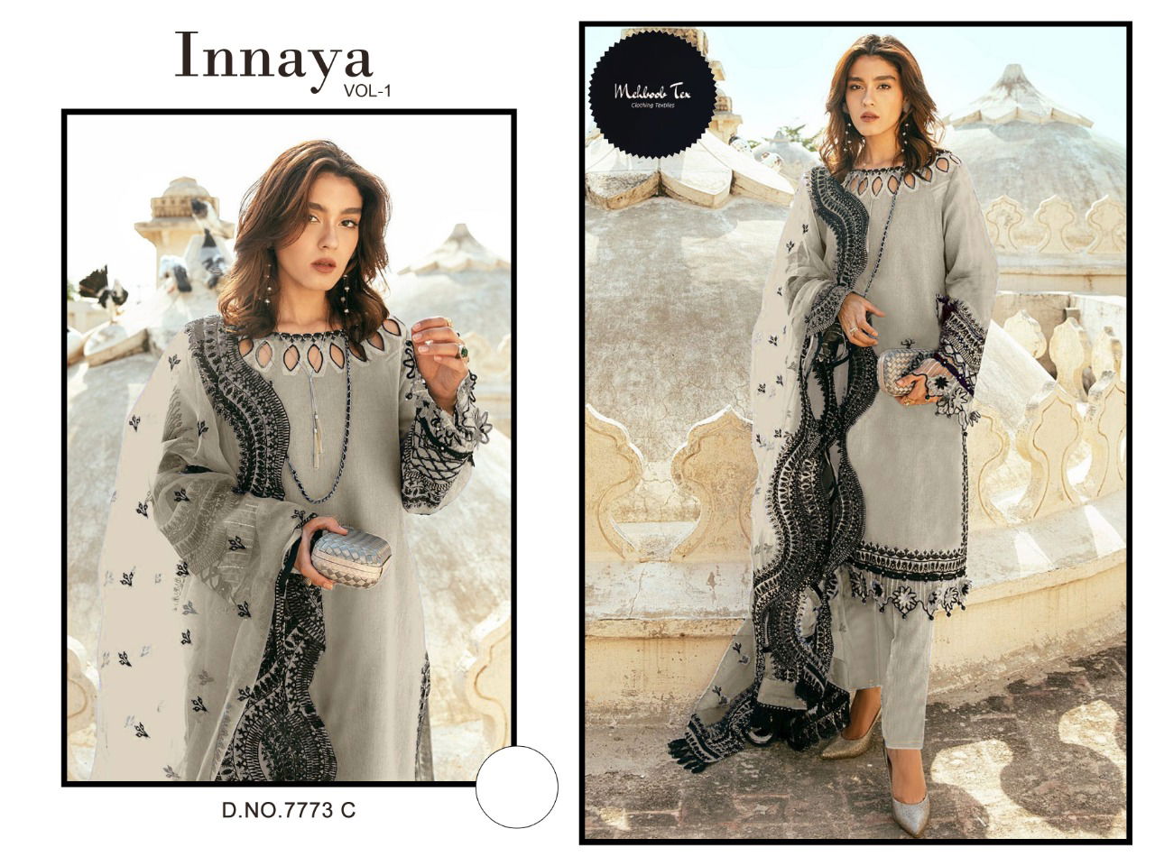 Mehboob Tex Innaya 1 G New Festive Wear Pakistani Salwar Kameez